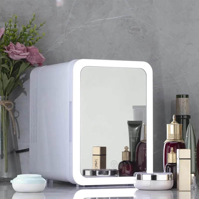 Car refrigerator car makeup mask cosmetics mini cooler household small refrigerator car home dual-use refrigerator box