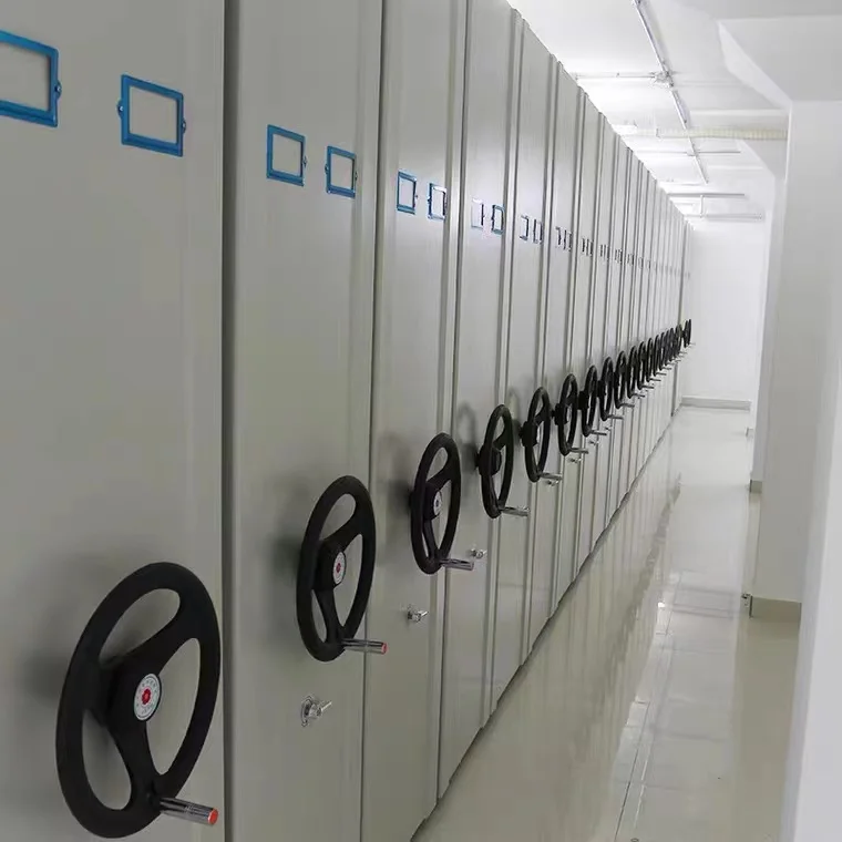 Xingyuan File Compactor Steel Mobile Compactor Storage System Customized High Density Mobile Archive Shelving