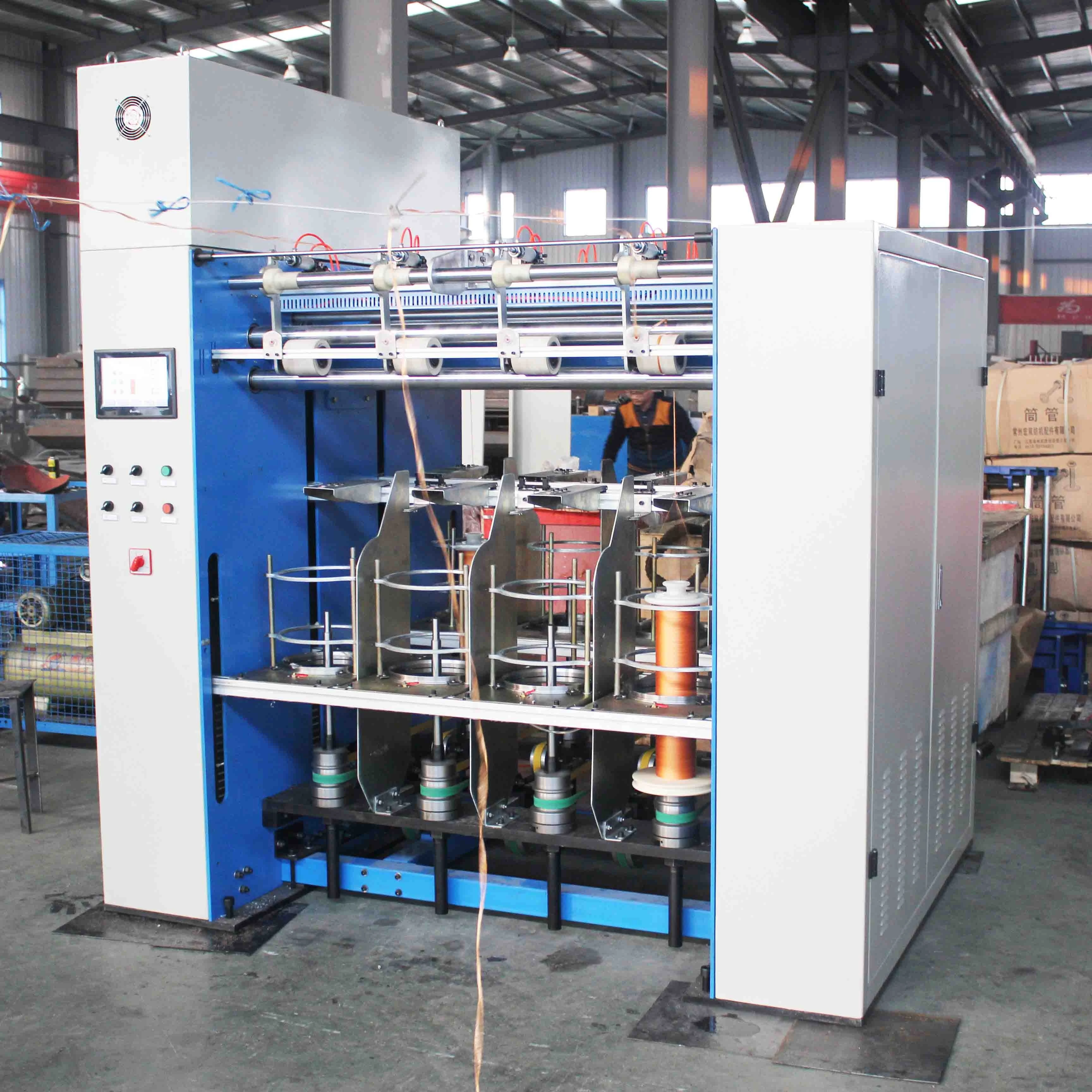 Веревочная сетка PP PE Полиэфирная хлопчатобумажная нить, круглая вращающаяся машина