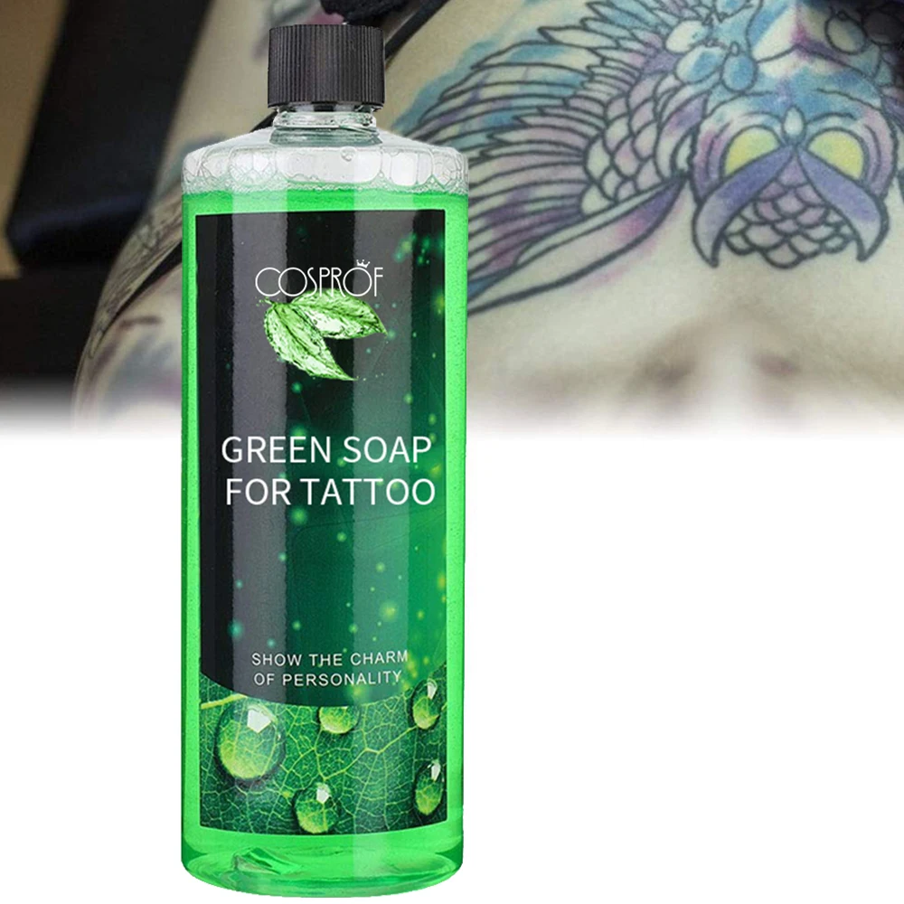 2023 Green Foam Soap Tattoo Cleansing Soap Tattoo Relieve Accessory Skin Care