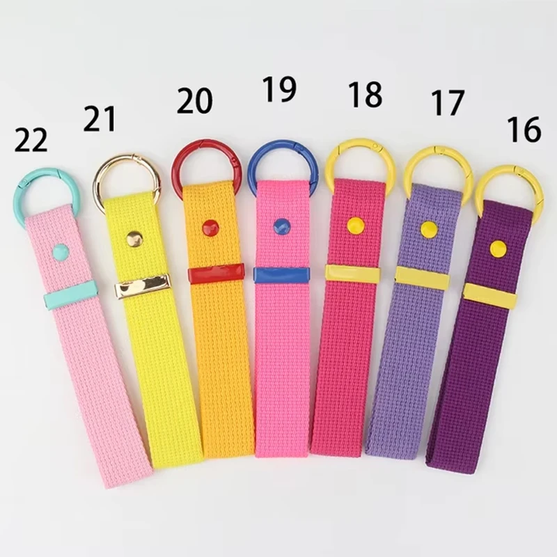 South Korea Handmade DIY Name Tag Cloth Bag Pendant Key Chain with Name Strip