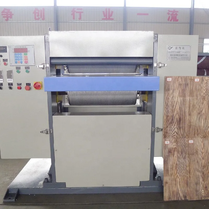 Custom Decorative Board Embossing Machine MDF board wood grain Embossing Machine