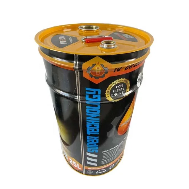 18 liter pail metal bucket with spout closed lids for chemical use