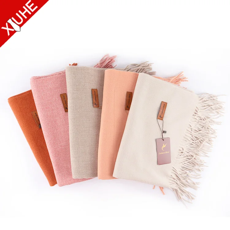 Wholesale Design Shawls Shawls 180*70CM Women Long Tassels Scarves Big Size Custom Cashmere Scarf