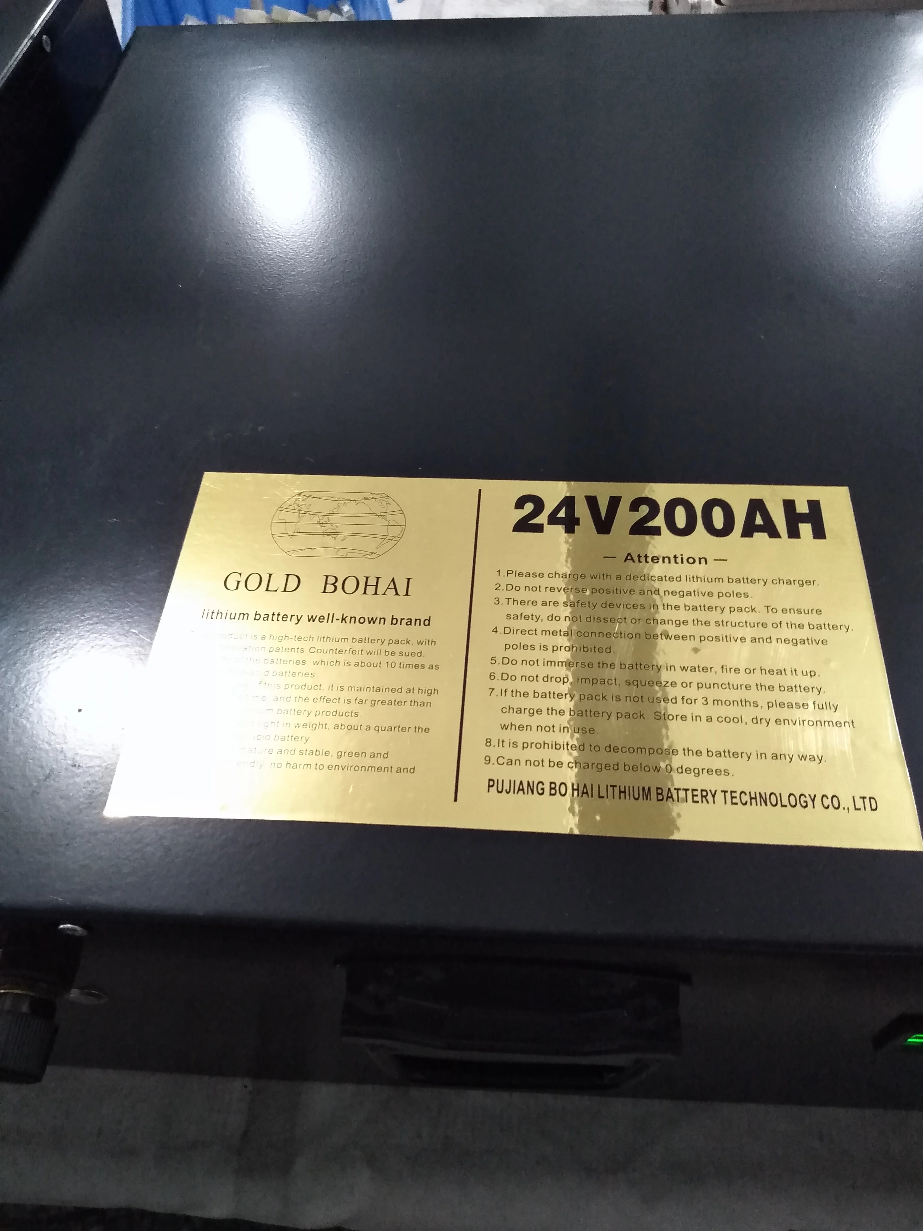 24V100ah lithium iron phosphate battery for energy storage system