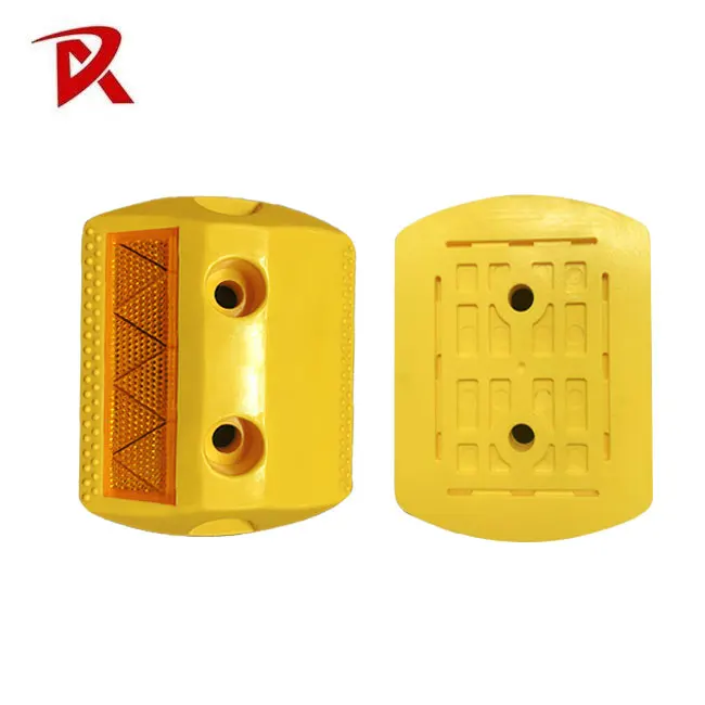 2024 SLDD18 150 см ABS пластиковые дорожные отражатели кошачий глаз шпильки с 2 отверстиями одна сторона отражающие маркеры