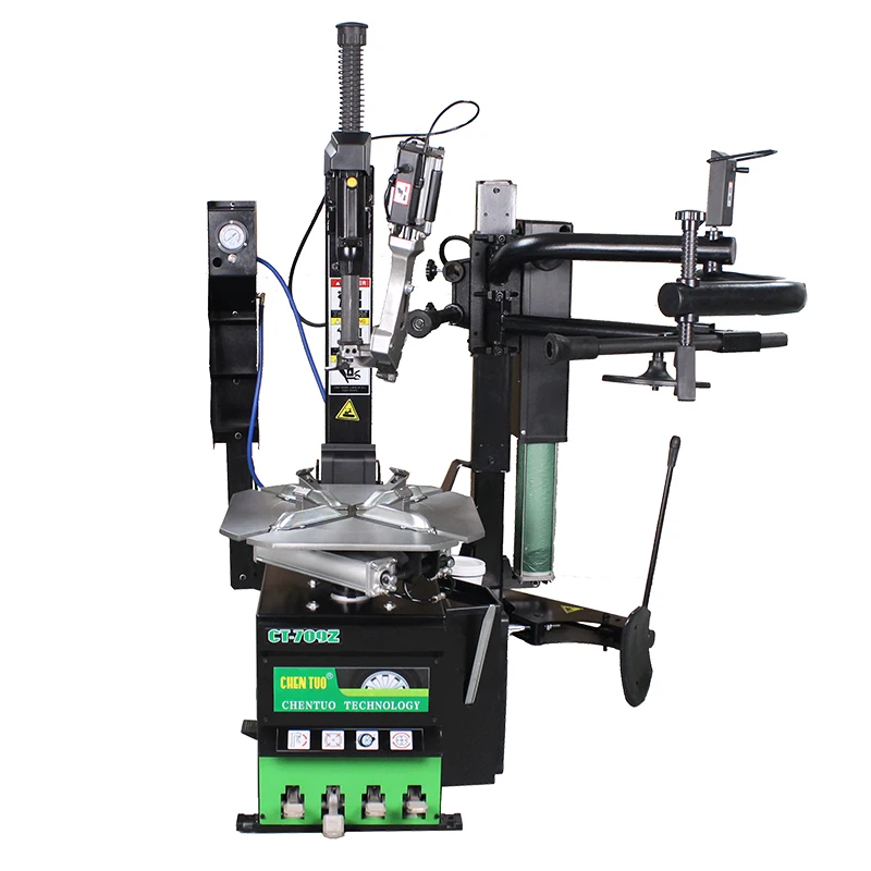 
Automatic tyre repair equipment tire changer with help arm tilting back column tire changing machine for car 