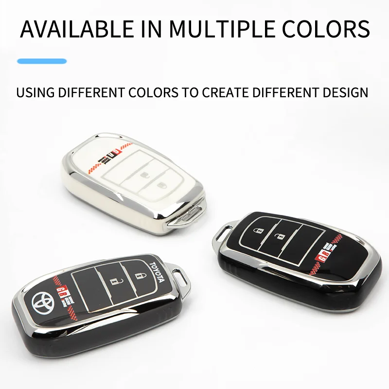 TPU Car Styling Key Case Cover Key Shell Protector for Toyota Corolla Camry RAV4 Yaris Avalon 4-Runner Scion