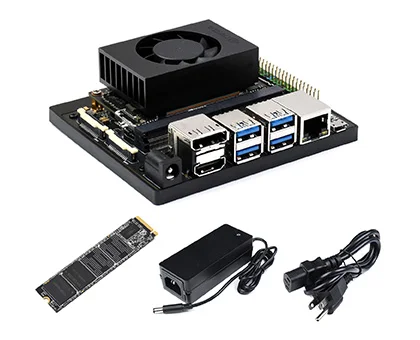 Альтернатива макетной плате Jetson Ксавье NX AI комплект для разработки 8/16 ГБ с SSD 128 адаптером питания и вентилятором