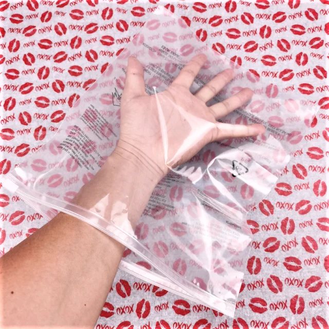 Frosted Plastic Ziplock Bag Underwear Package Clear Mini Zipper Sealing Bag Rectangle Zip Lock Bag With Logo Printing