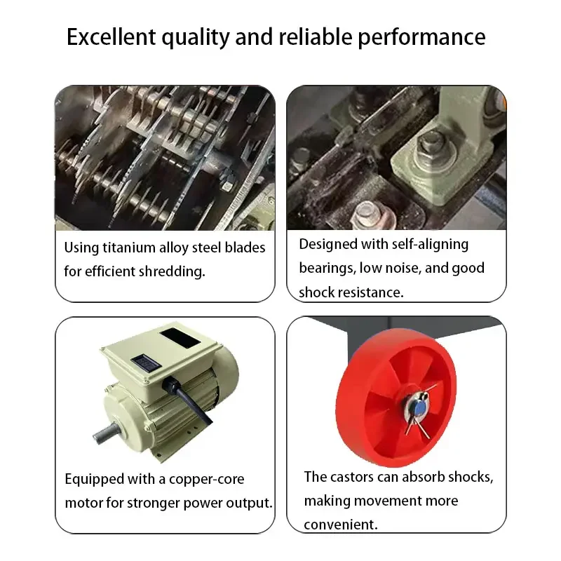 Agricultural Feed Processing Machinery Animal Grass Straw Feed Mill Multi-functional Chaff Cutting Machine Chopping Machine