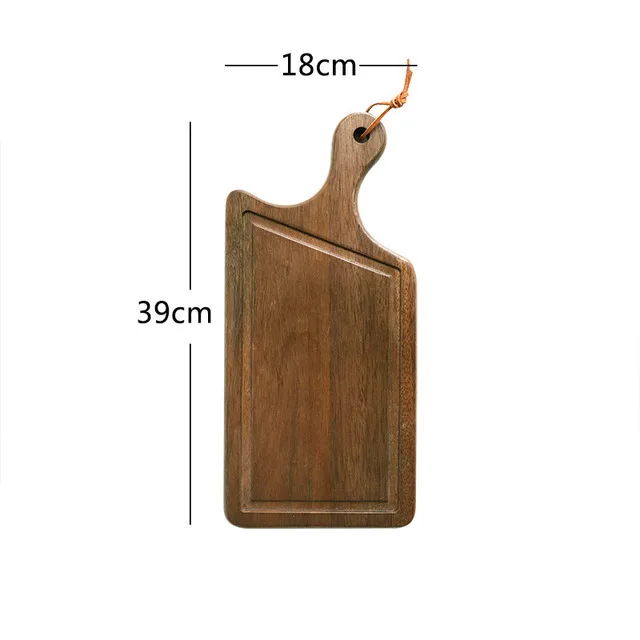 Wooden Walnut chopping Board, Wood Cutting Board with Handle Could used as Pizza peel, Bread board