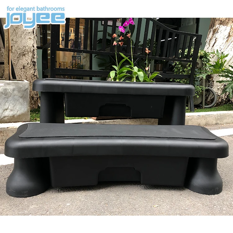 JOYEE Fashion outdoor waterproof anti-slop plastic stairs step spa swimming pool ladder for sale with a cheap price