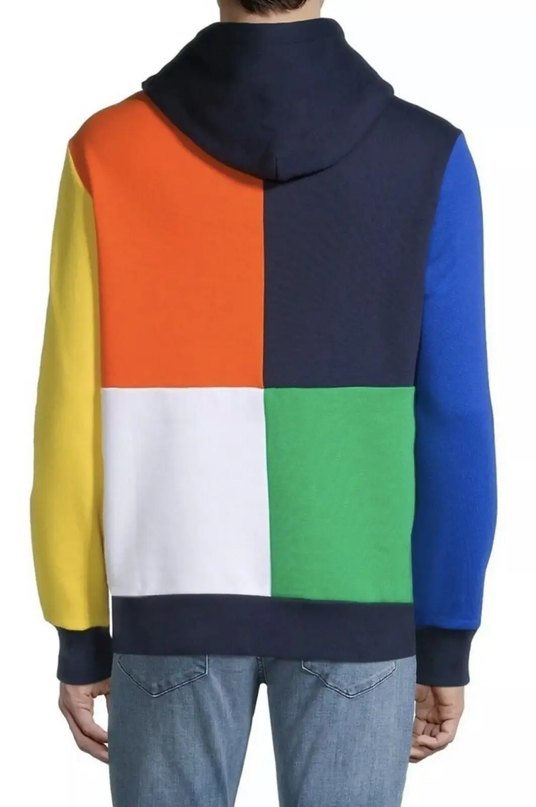 Custom designer splicing street wear heavyweight 100% cotton high quality men sweatshirt hoodies