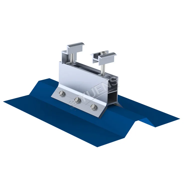 Yuens Factory Direct Sale olar mounting panel clamp metal clip solar mounting structure for tin roof