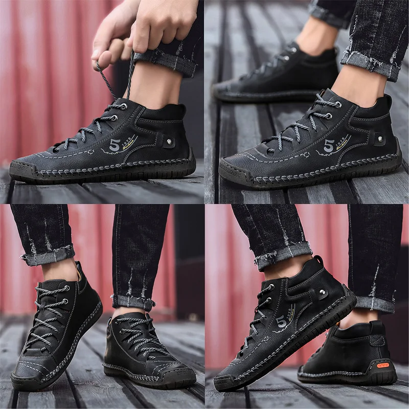 Wholesale italian leather casual shoes for men custom genuine leather dress shoes