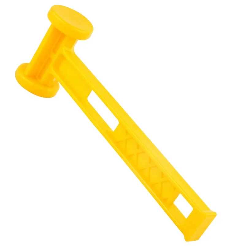 83034-F#25.5cm Length Yellow Plastic Machinist Hammer for Daily Use