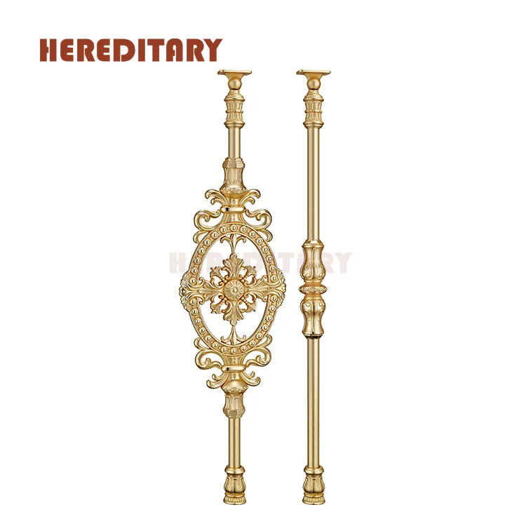 Modern house balcony aluminum pvc stairs handrail railing designs