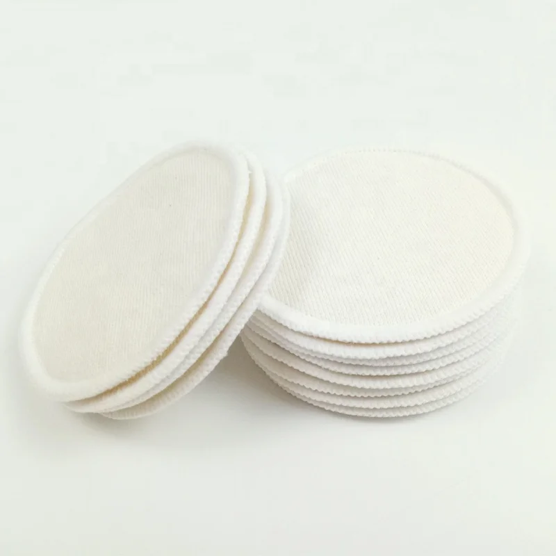 Hot Sale 8CM Zero Waste Organic Hemp Cotton Washable Makeup Remover Pads Cloth Facial Wipes Reusable