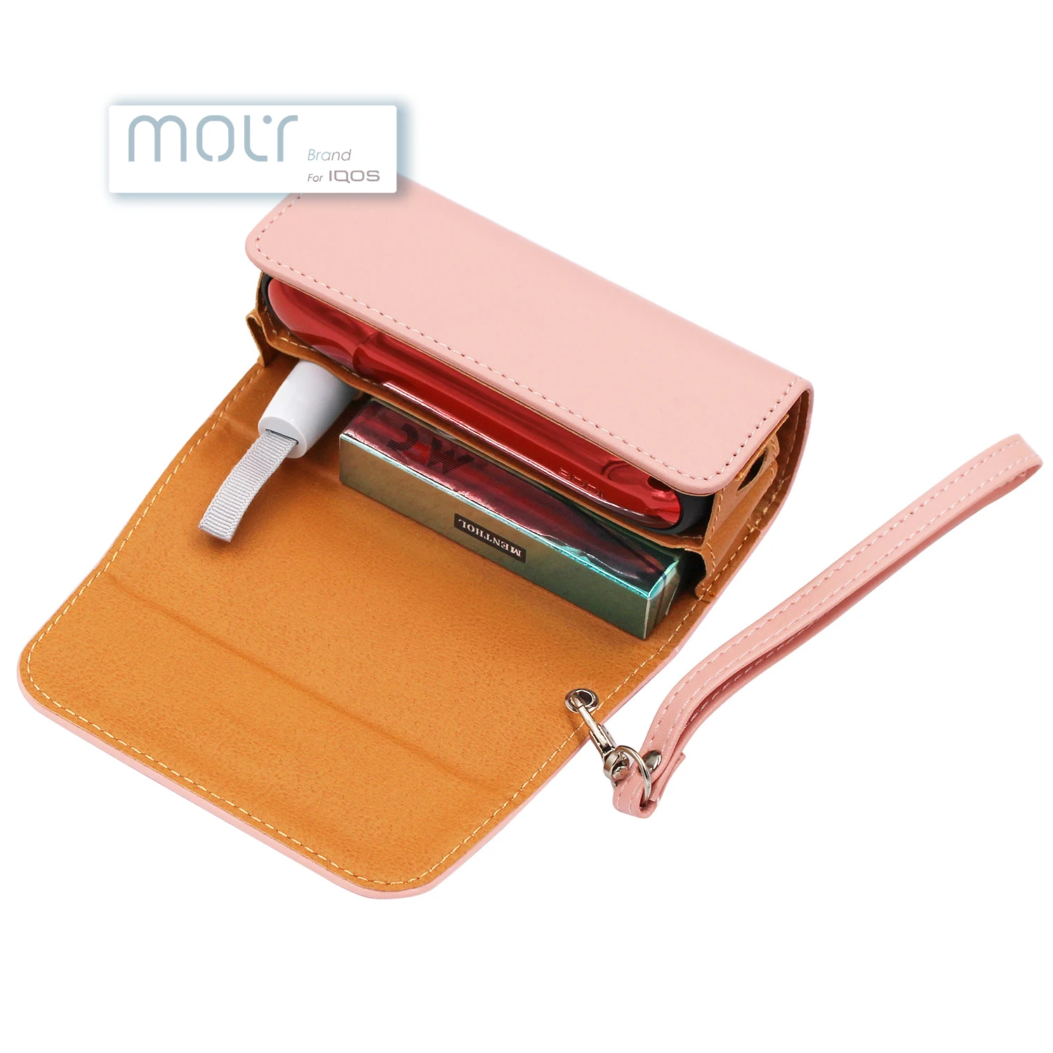 Molytech 2022 Heat Not Burn Device Iqo Pu Leather 3.0 Duo Cover I031 Iqo Case Electronics Cigarette Vape Accessories For Iqo