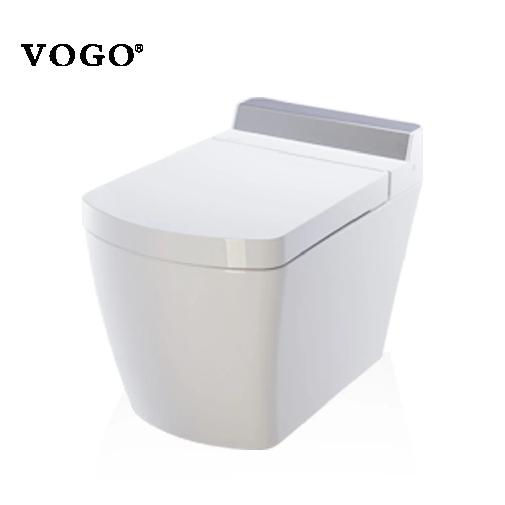 Wholesale price bathroom electric bidet chinese wc one piece intelligent toilet