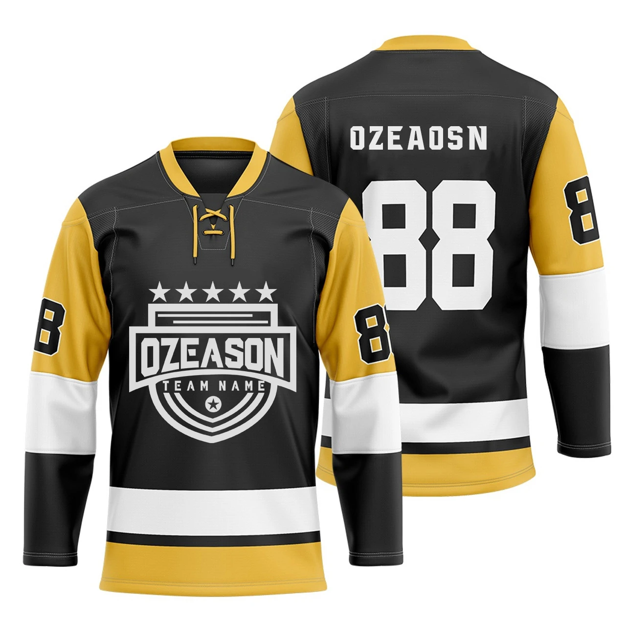 Manufacturer custom design sublimation printing hockey jersey polyester mesh practice blank hockey jersey