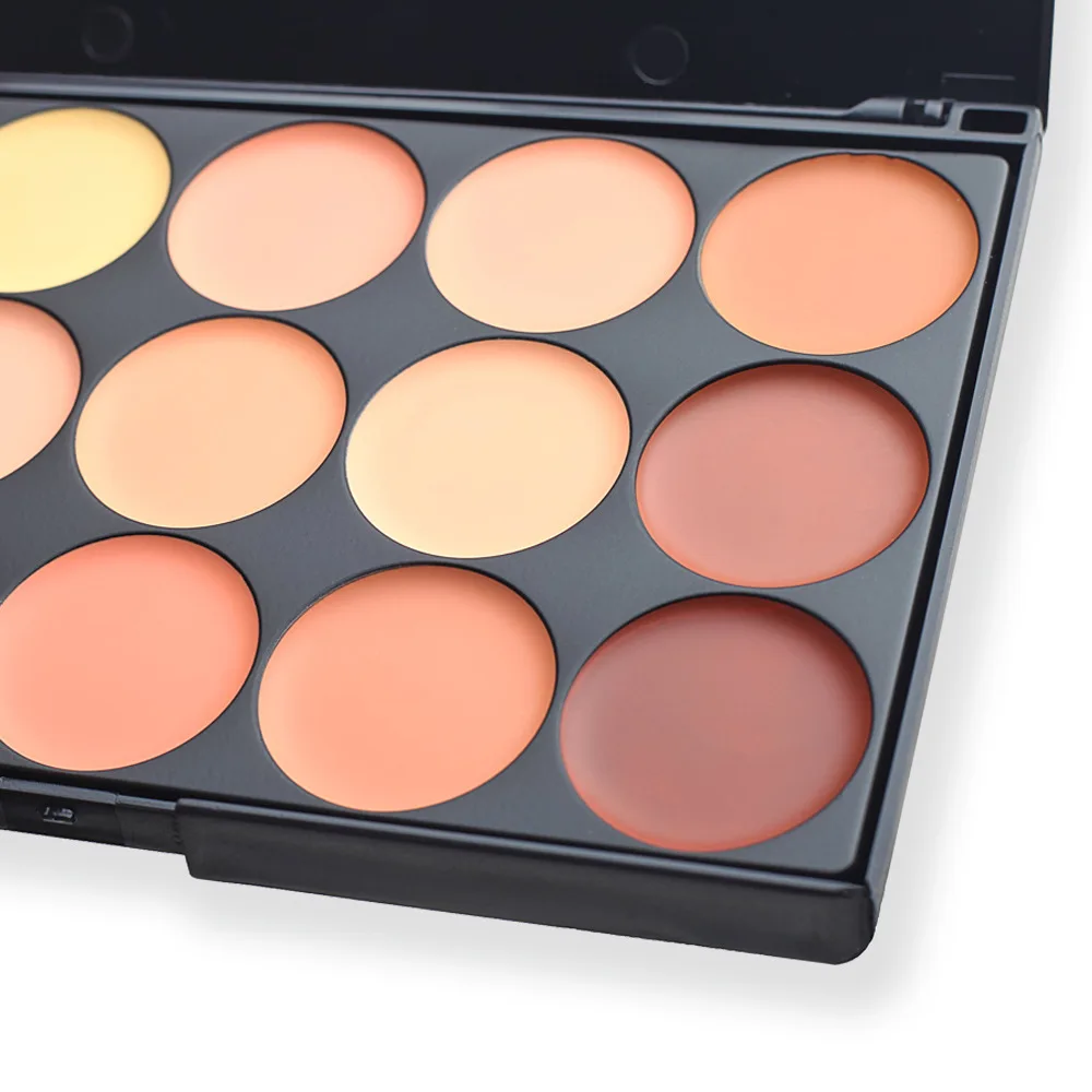 Professional Cream Foundation and Camouflage Concealer - 15 Color Concealer Palette