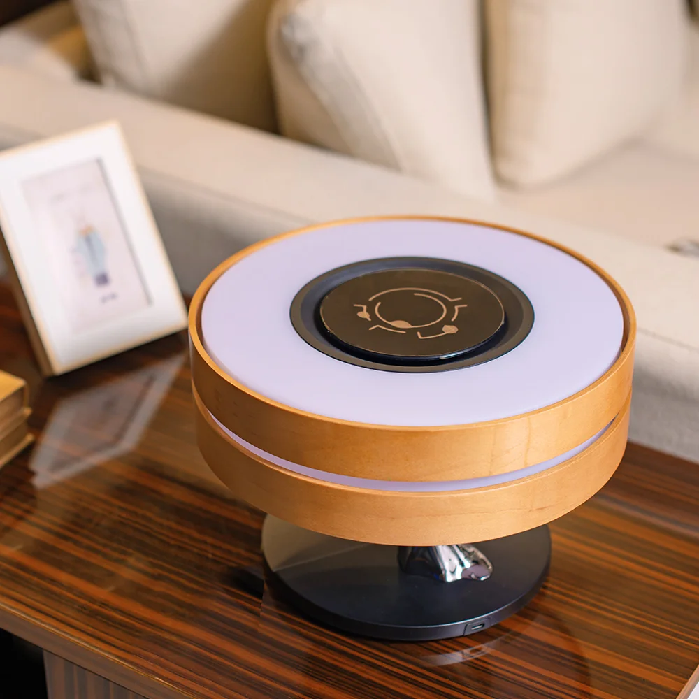 Music Desk Lamp Wireless Charging Smart Bluetooth Speaker Night Light Bedroom Bedside Decoration Lamp for smart home