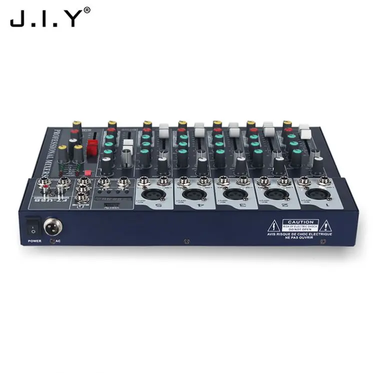 J.i.y F7-Usb 7-канал использующийся профессиональный аудио цифровой микшер для оптовых