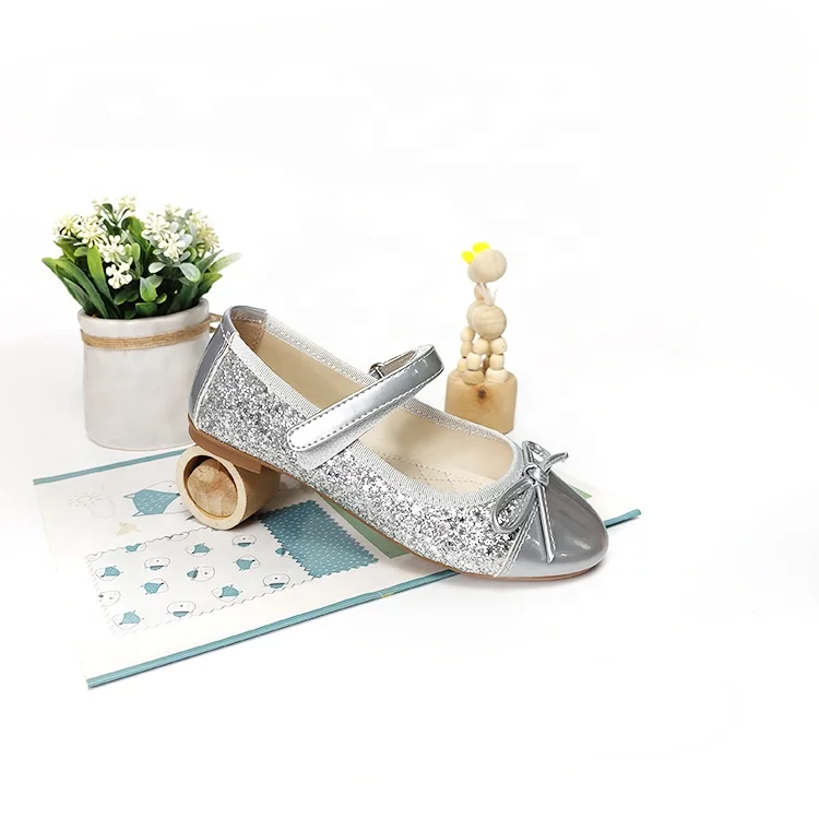 Girls Leather Shoes Autumn Fashion Patchwork Sequins Baby Girl Shoes Princess Kids Dress Shoes Flat Heels Bow Customized PVC,TPR