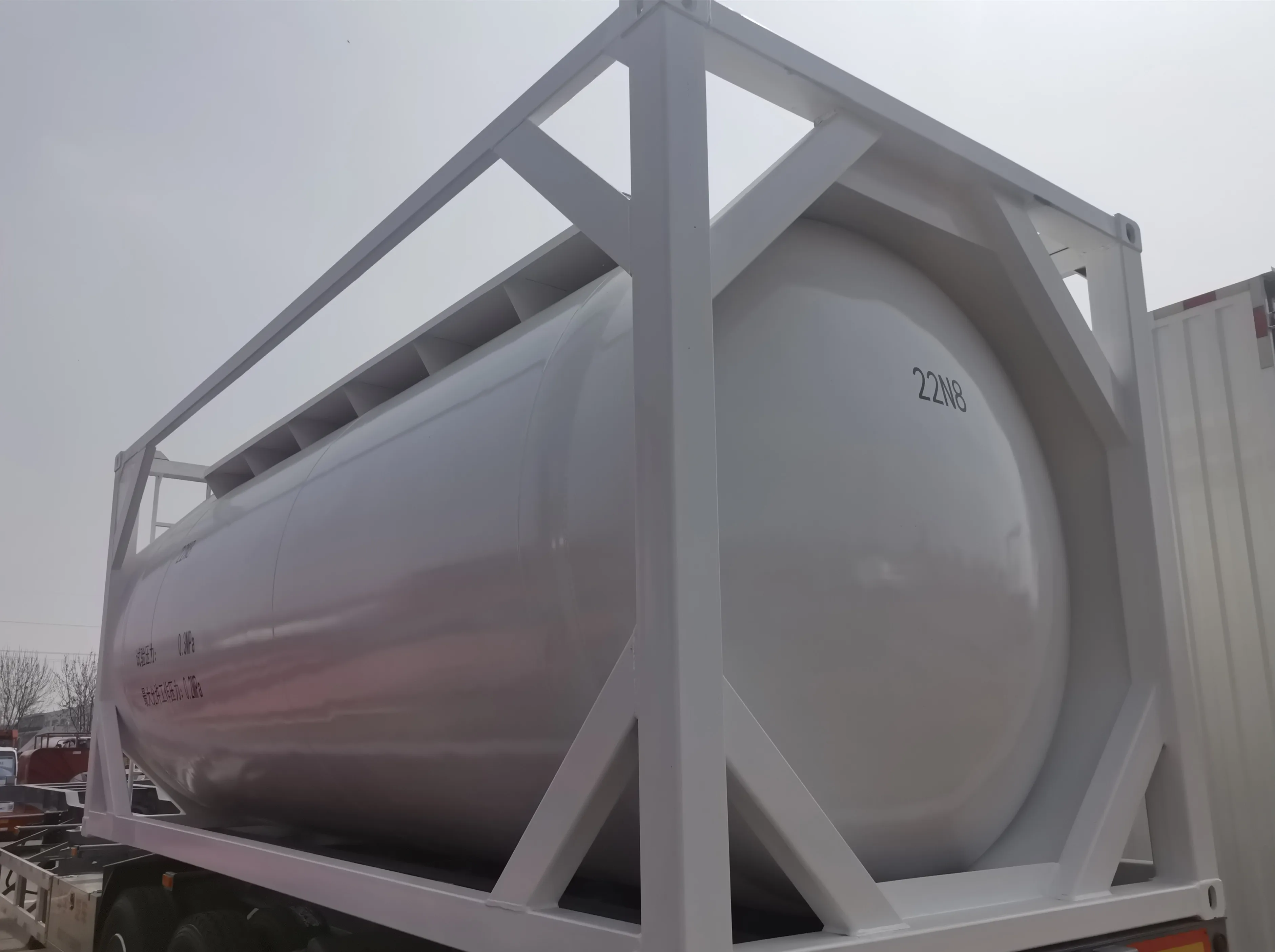 25m3 Bulk Cement Container Tank for Flour Gypsum Powder Transportation and Storage Product Category Containers