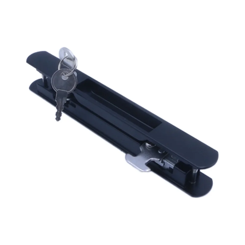 Easy installation sliding door lock aluminium sliding door lock with key double-sided hook lock