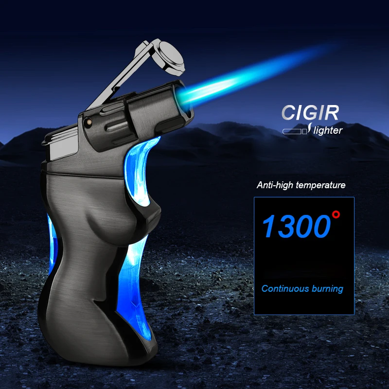 HL208 Wholesale Butane Refillable Gas Lighter for Kitchen Multiple UseJet Torch Lighter Gas Lighters