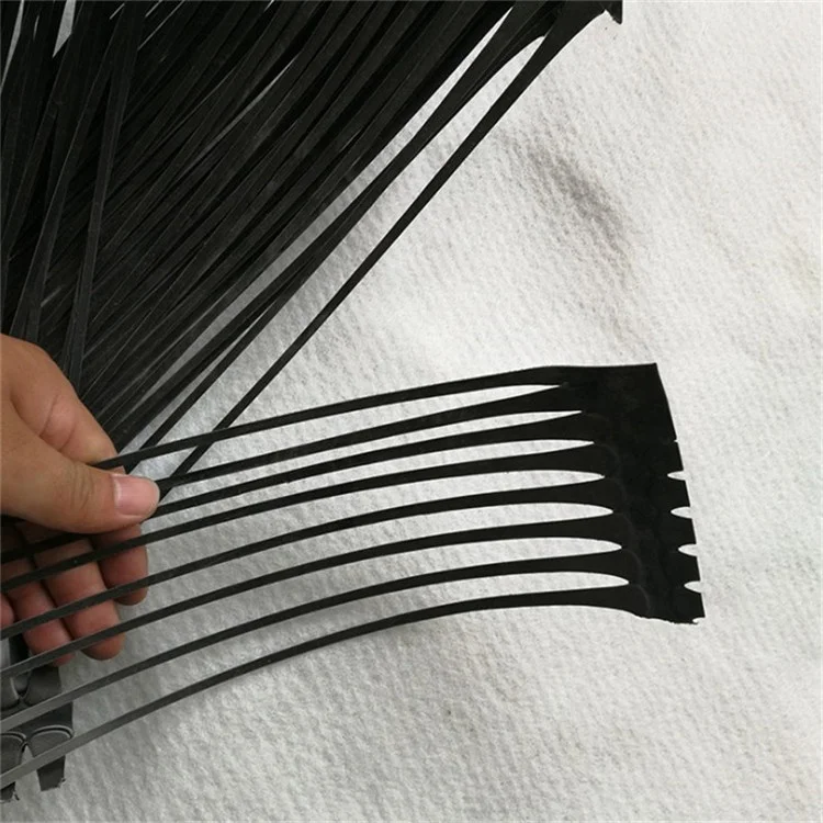 High Strength Polyester Uniaxial Geogrid for Soil Reinforcement