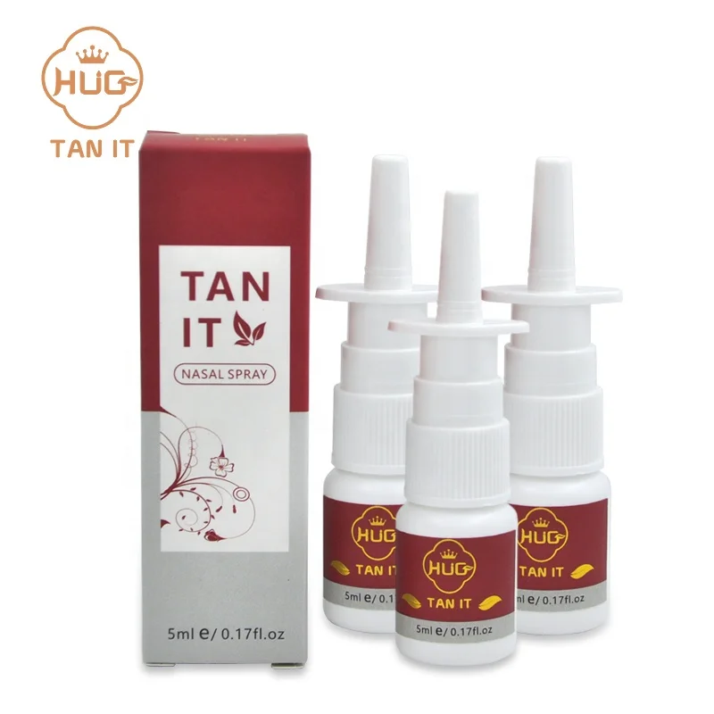 Fast and nature golden extreme tanning nasal spray for tan accelerating solution