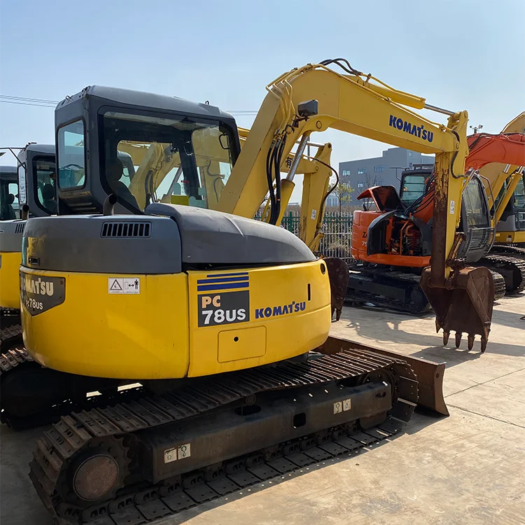 Second hand construction equipment  pc78 japanese used Crawler komatsuu Excavator cab for sale