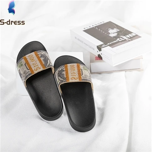 2022 Ladies Fashion Rhinestone Handbag Money Purse And Shoe Set Women Hand Bag Women Sandals And Purse Sets