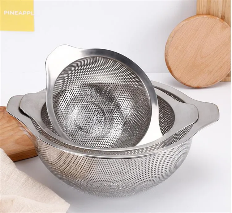 Factory Wholesale Stainless Steel Colander For Kitchen