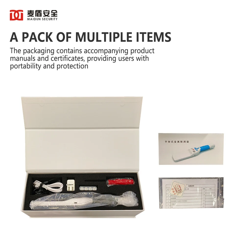 High Sensitivity Metal Detector Machine Airport Security Equipment Handheld Metal Detector School Metal Sensor Detector