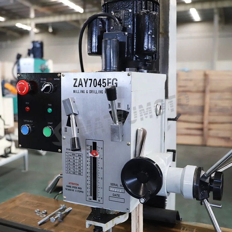 Universal Milling Machine Price Hobby Milling Machine Manual Mills ZX7045FG ZAY7045FG Universal milling and drilling machine