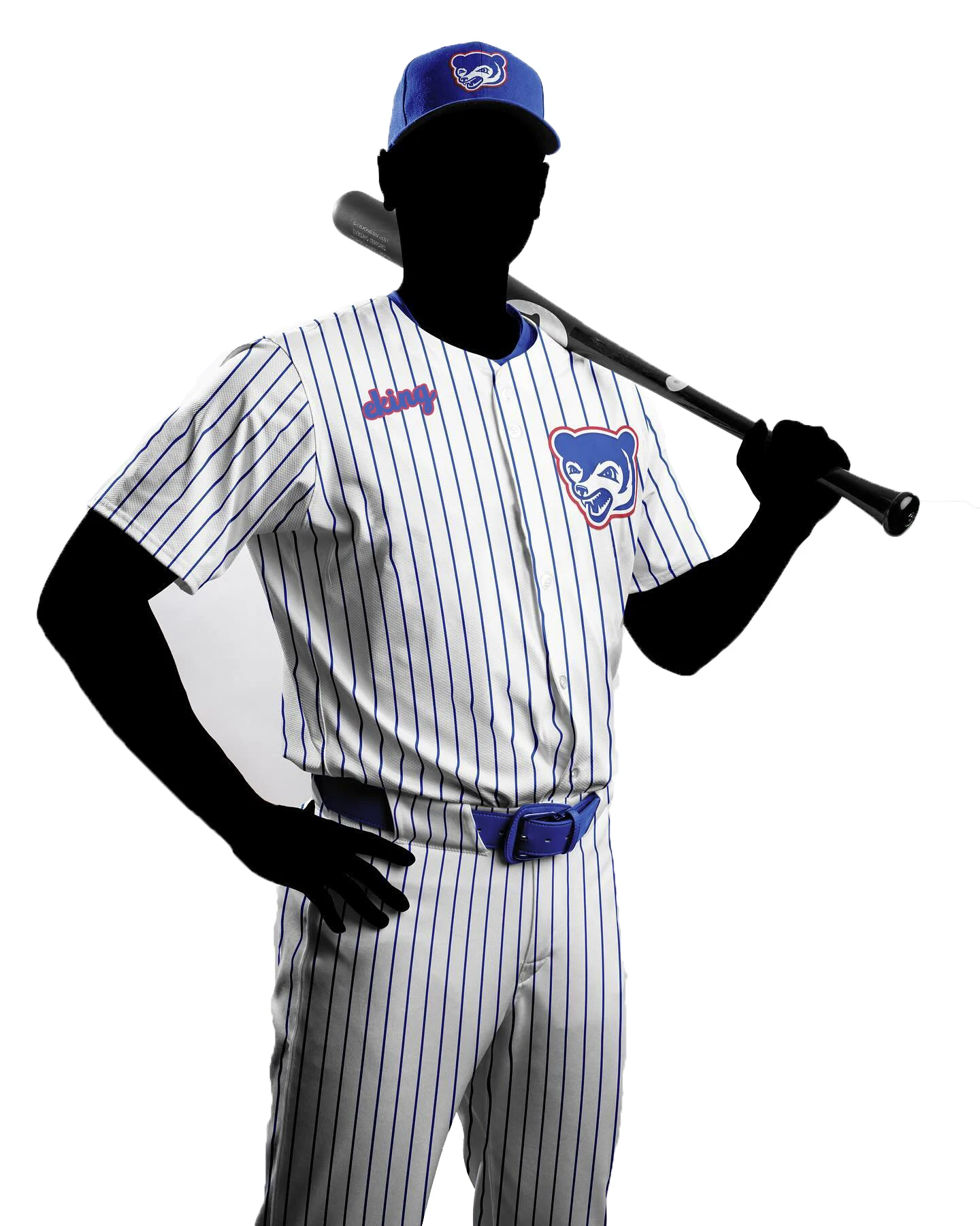 Oem White Player  Logo Jersey Retro Sublimation Contest Stripe Saber Toothed Tiger Baseball Jersey