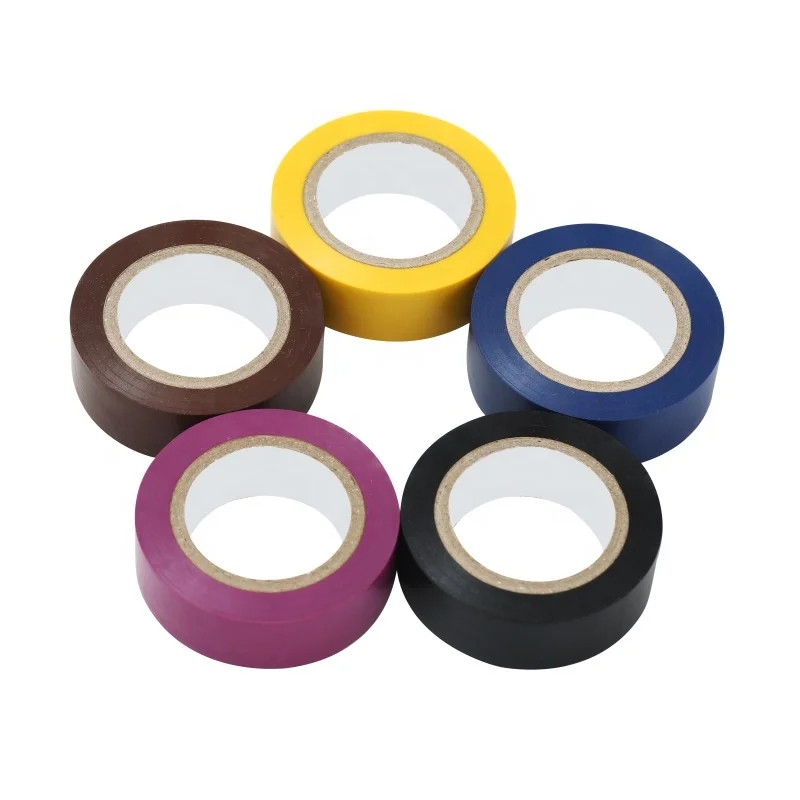 colorful pvc adhesive tape custom logo tape pvc applying pvc tape on wire