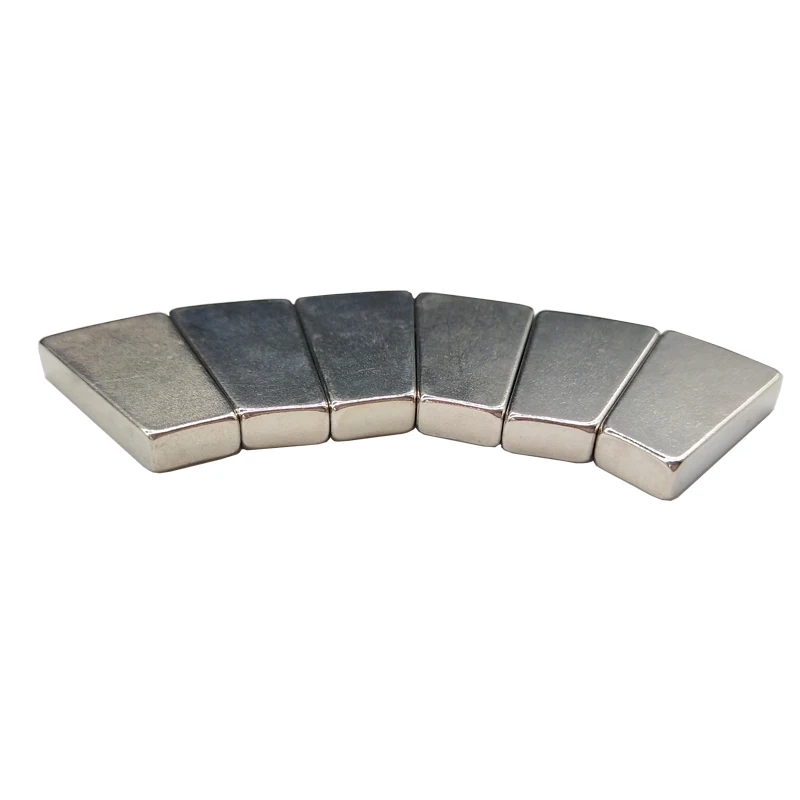 Customized fan shaped magnet/n52 neodymium sector tile neodymium segment shape neodymium magnet for motor