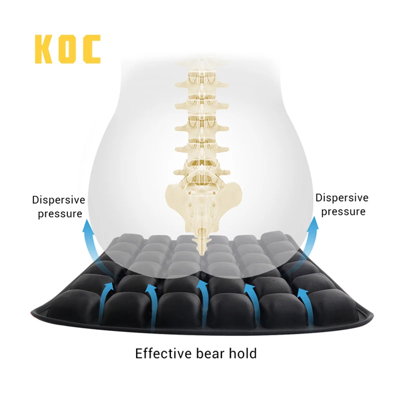 Guangzhou Uwin Wholesale Factory Customized to Inflate and Deflate Antigravity Decompressed High Air bag Comfort Seat Cushion