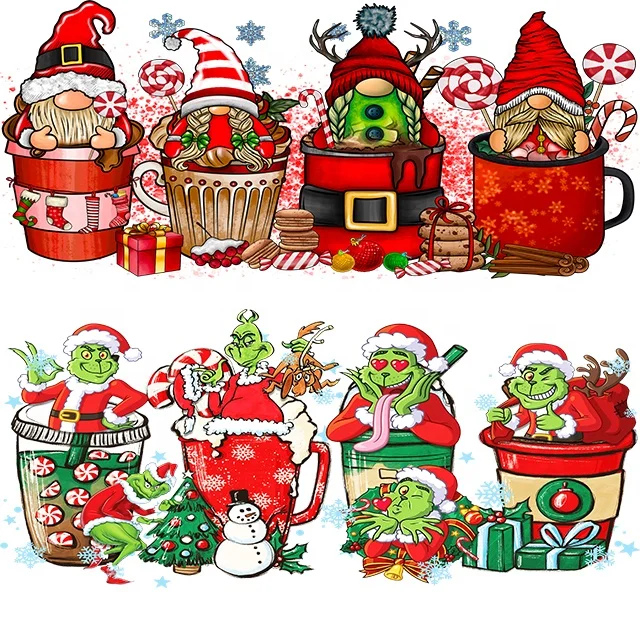 Libbey Glass 16oz 20oz 24oz Waterproof UV DTF Transfer Custom Logo PVC Heat Transfer Printing Sticker for Cups