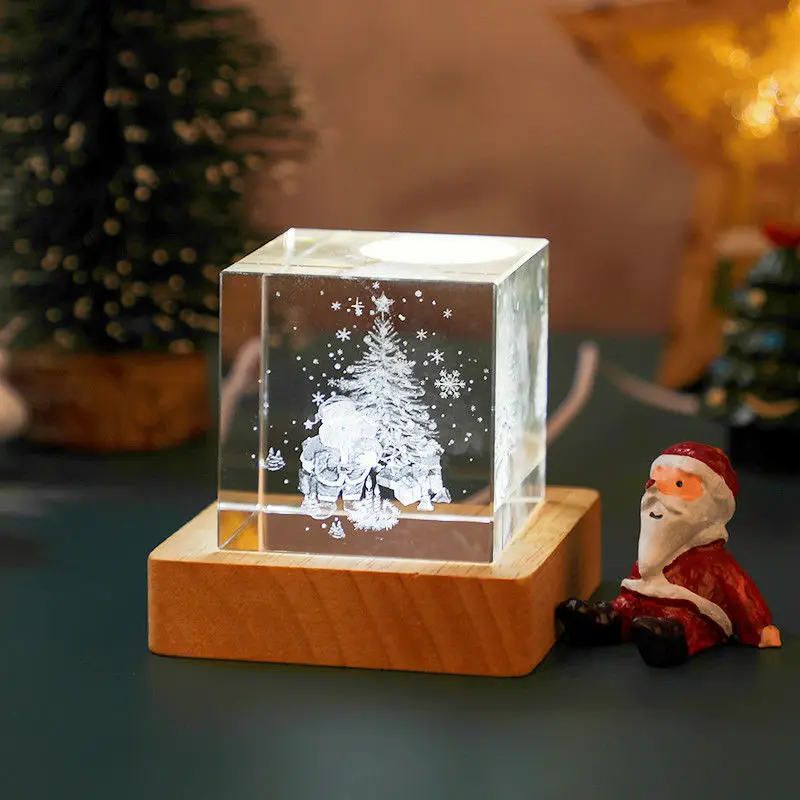 Creative Wholesale 3d Customized K9 crystal cube Crystal Glass Cube on sale