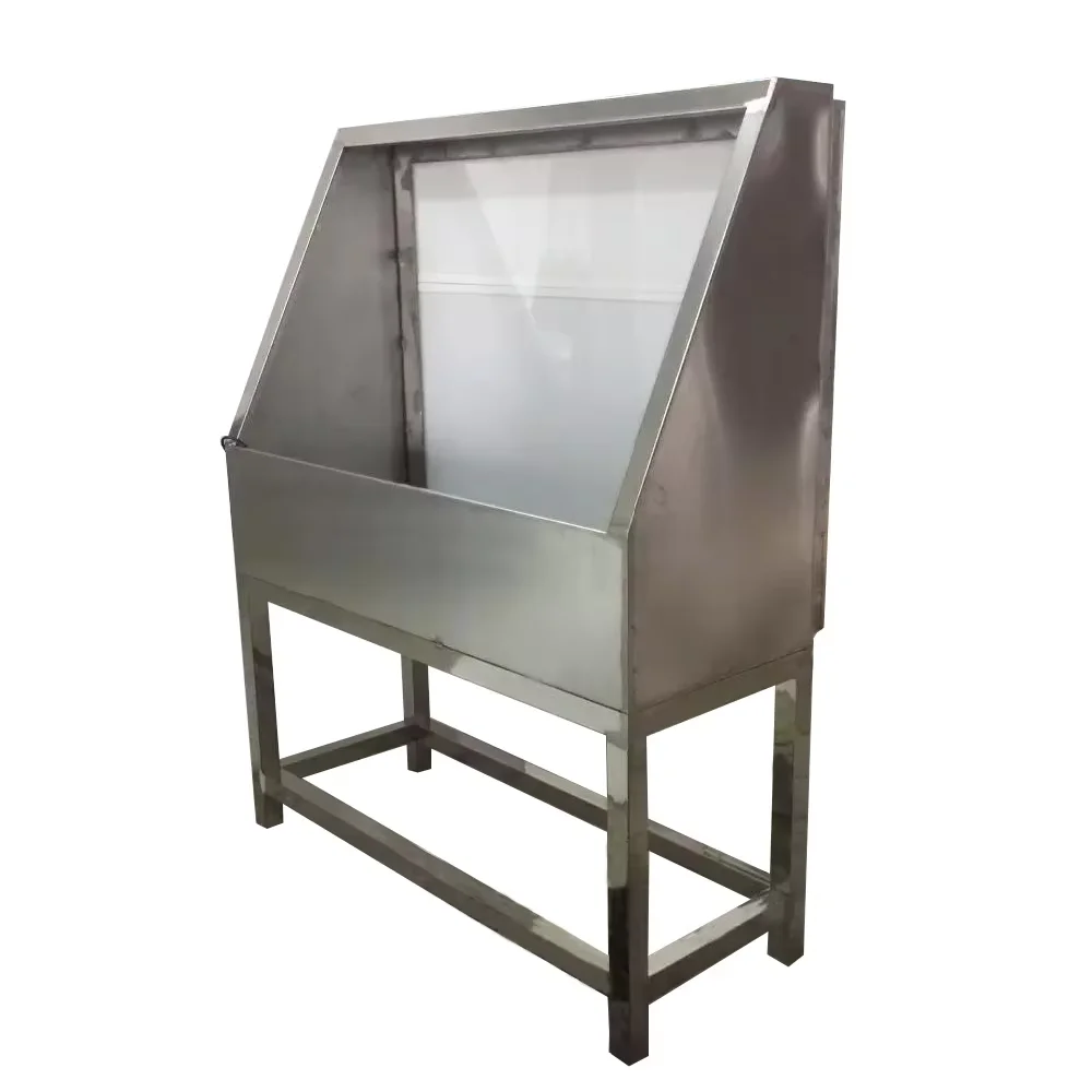 Hot sales Screen Printing Washing Tank /screen Washout Booth Screen Printer Washing Machine Manual with LED Light