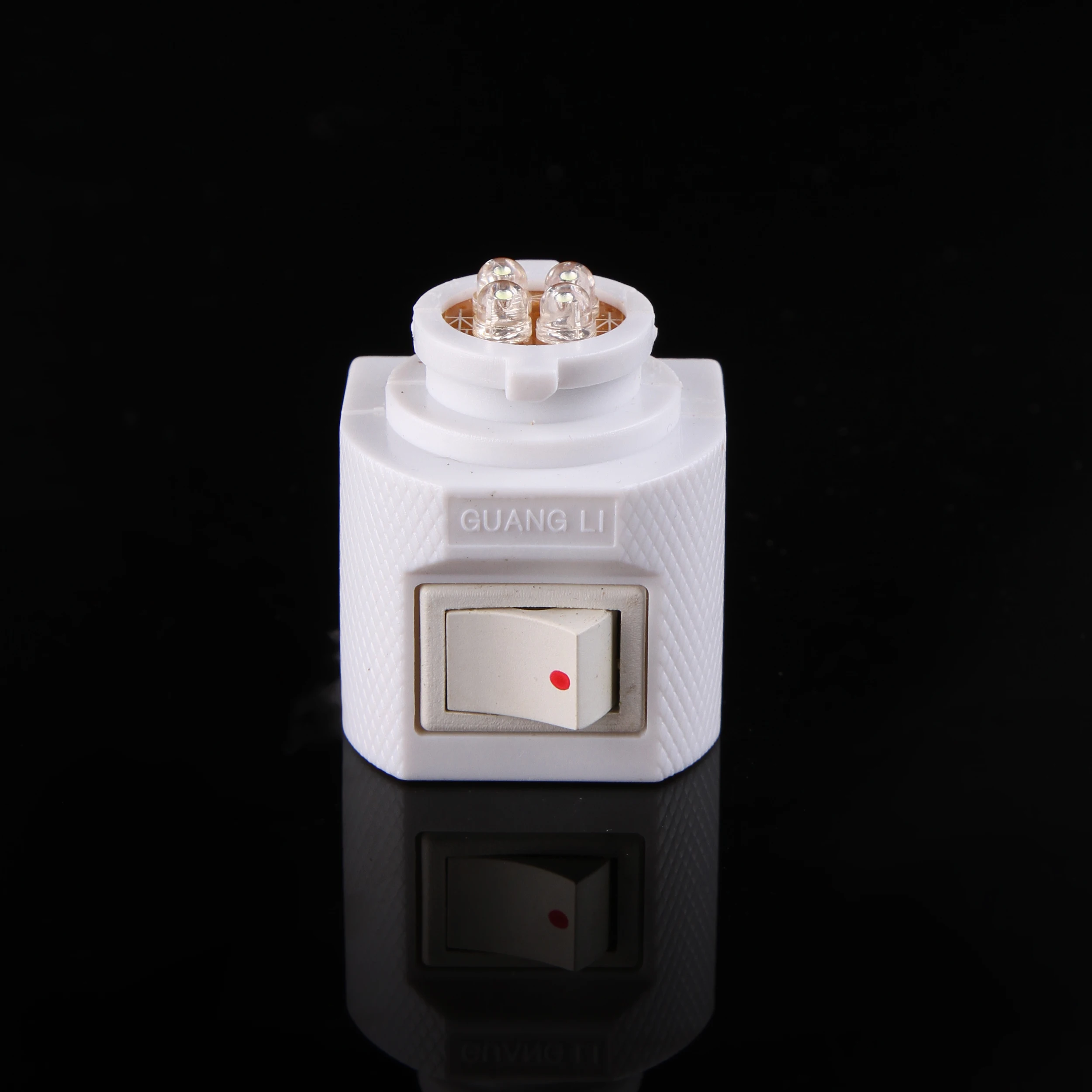 GL-082-4led держатель гнезда для пластиковым пазом декоративный лампы со светодиодным переключателем