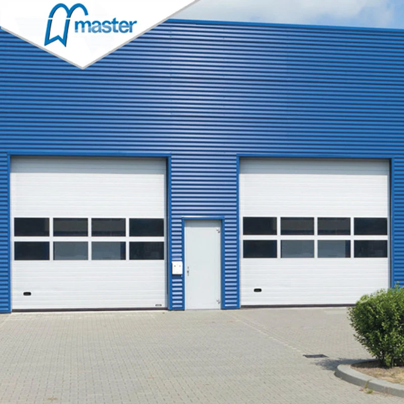 
Safety Motorized Color Steel sectional Industrial Garage Door 