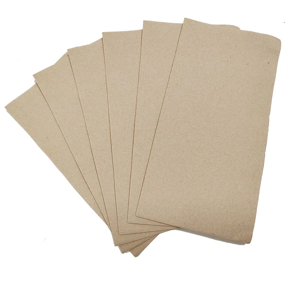 Custom Logo 2-Ply Soft Absorbent Napkins 40x40 Recycled Dinner Paper Napkins & Serviettes Bamboo Napkins for Restaurants